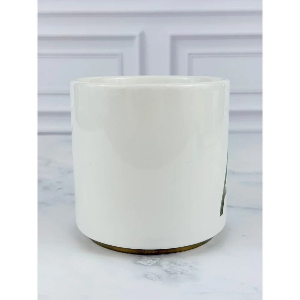 Williams Sonoma Gold Monogram Mug Letter 